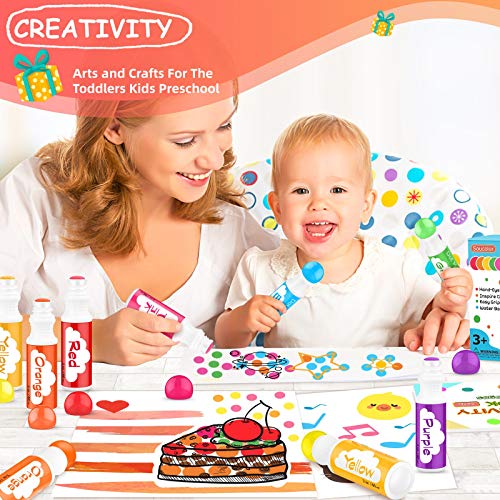 Dot Markers for Toddlers Kids Preschool, Washable, 8 Colors