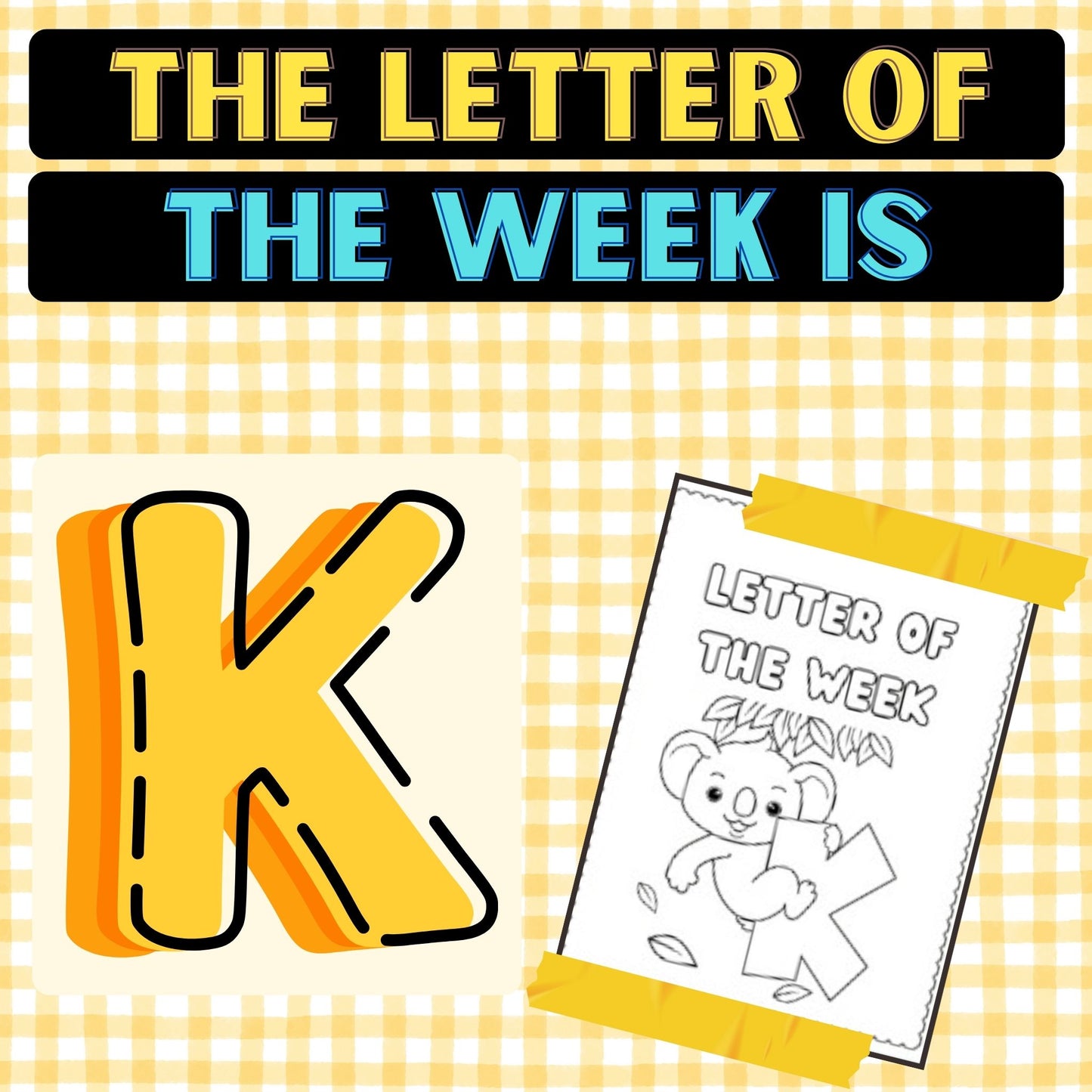 The Letter of the Week is K Worksheets