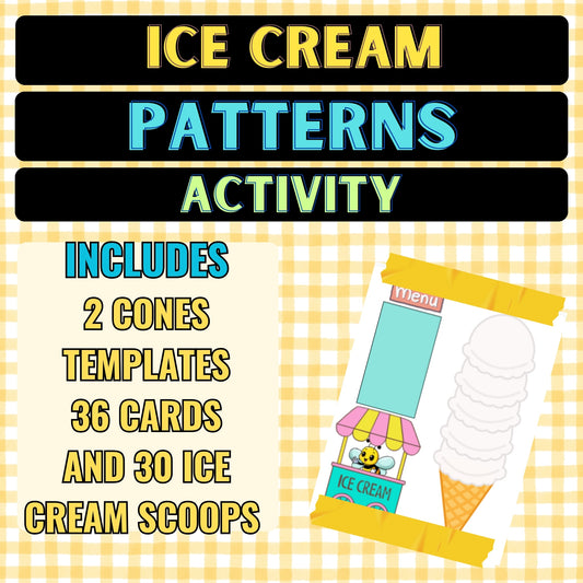 Ice Cream Patterns Activity