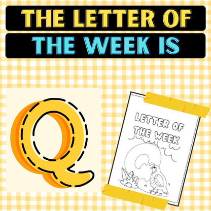 The Letter of the Week is Q Worksheets