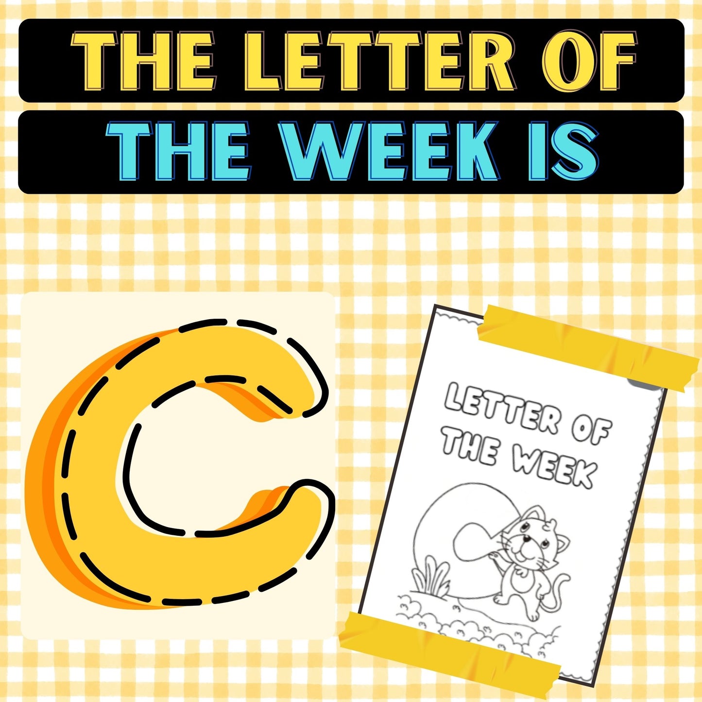 The Letter of the Week is C Worksheets