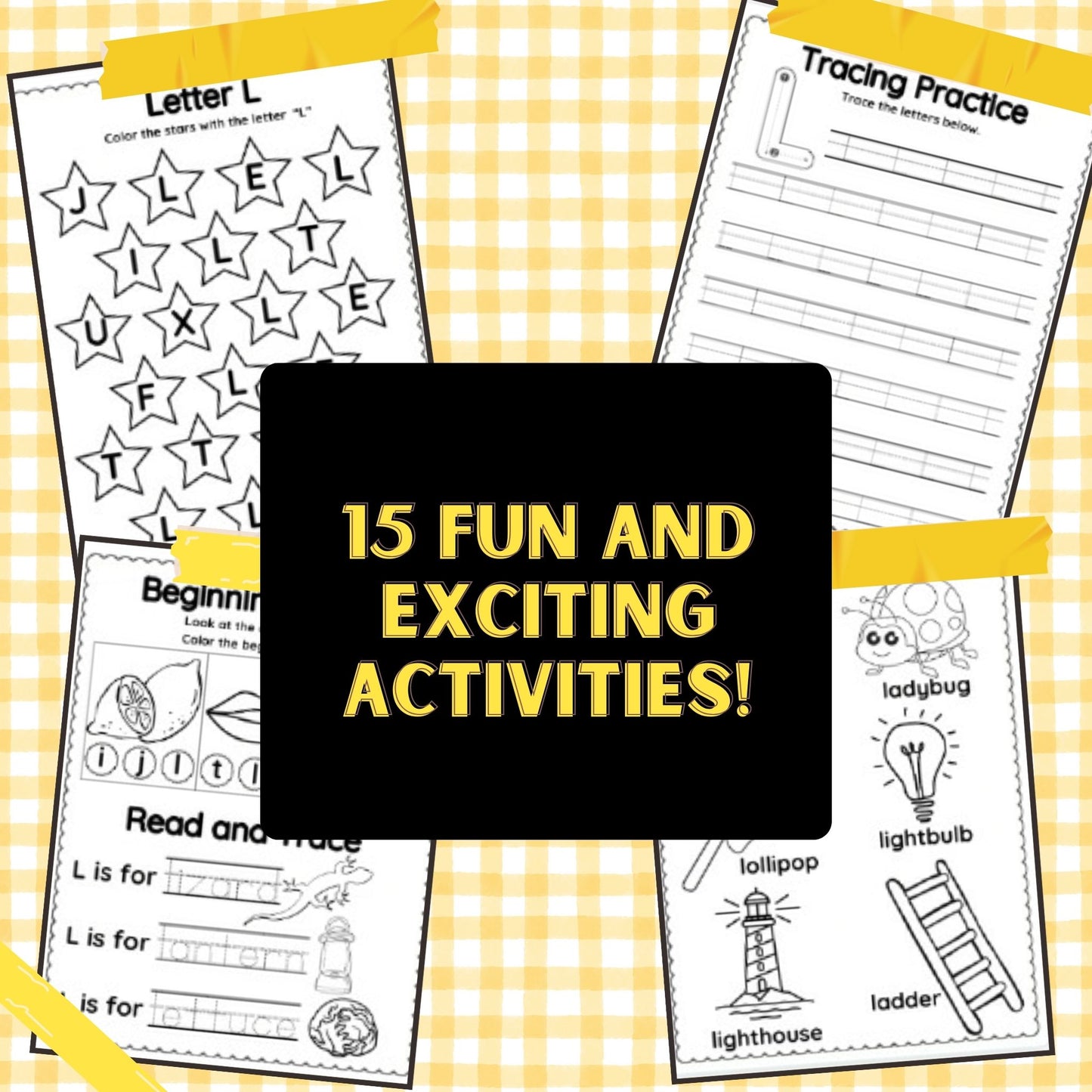 The Letter of the Week is L Worksheets