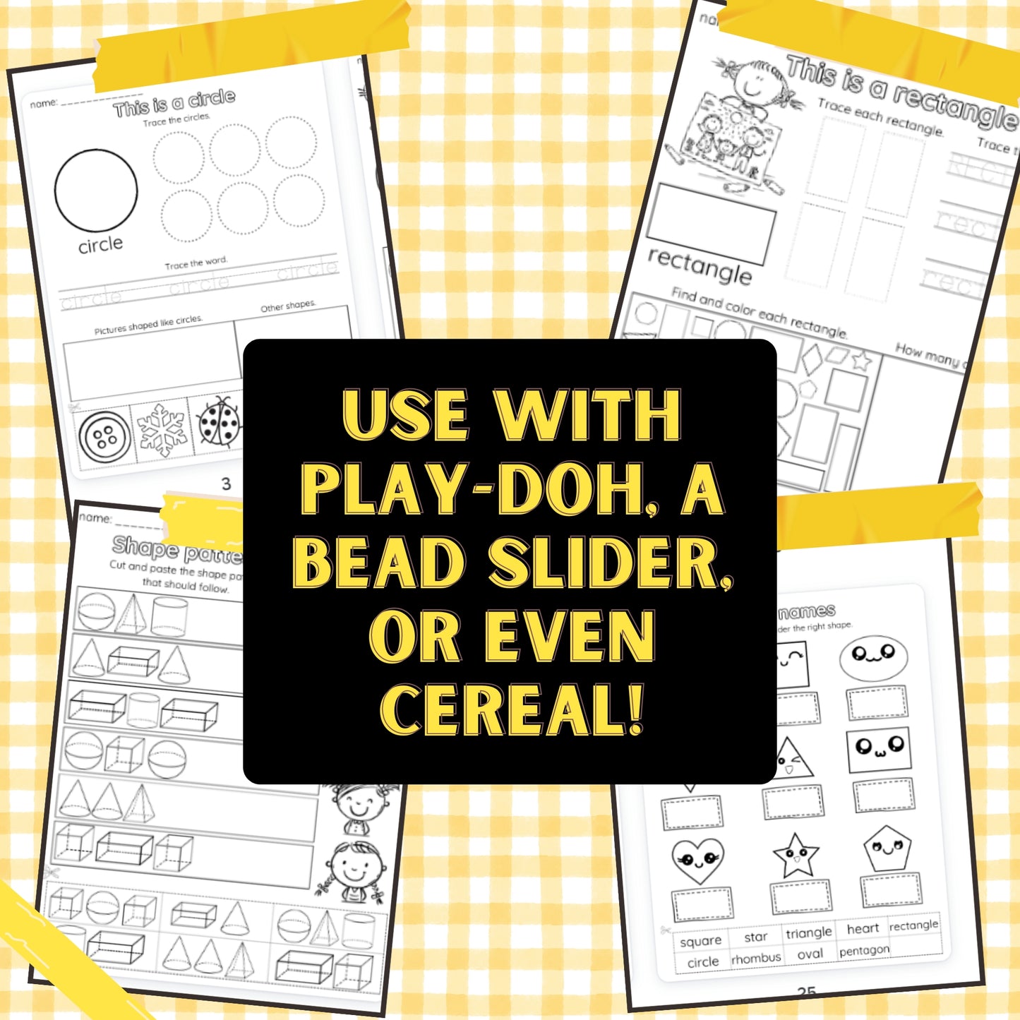 2D & 3D Shapes Worksheets