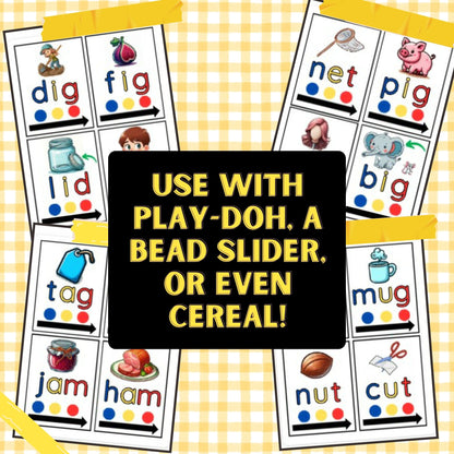 Decodable CVC Word Sliders and Segmentation