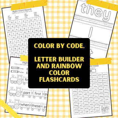 Fry's First 100 Sight Words Bundle