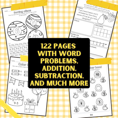 Numbers 1-10 Worksheet Bundle