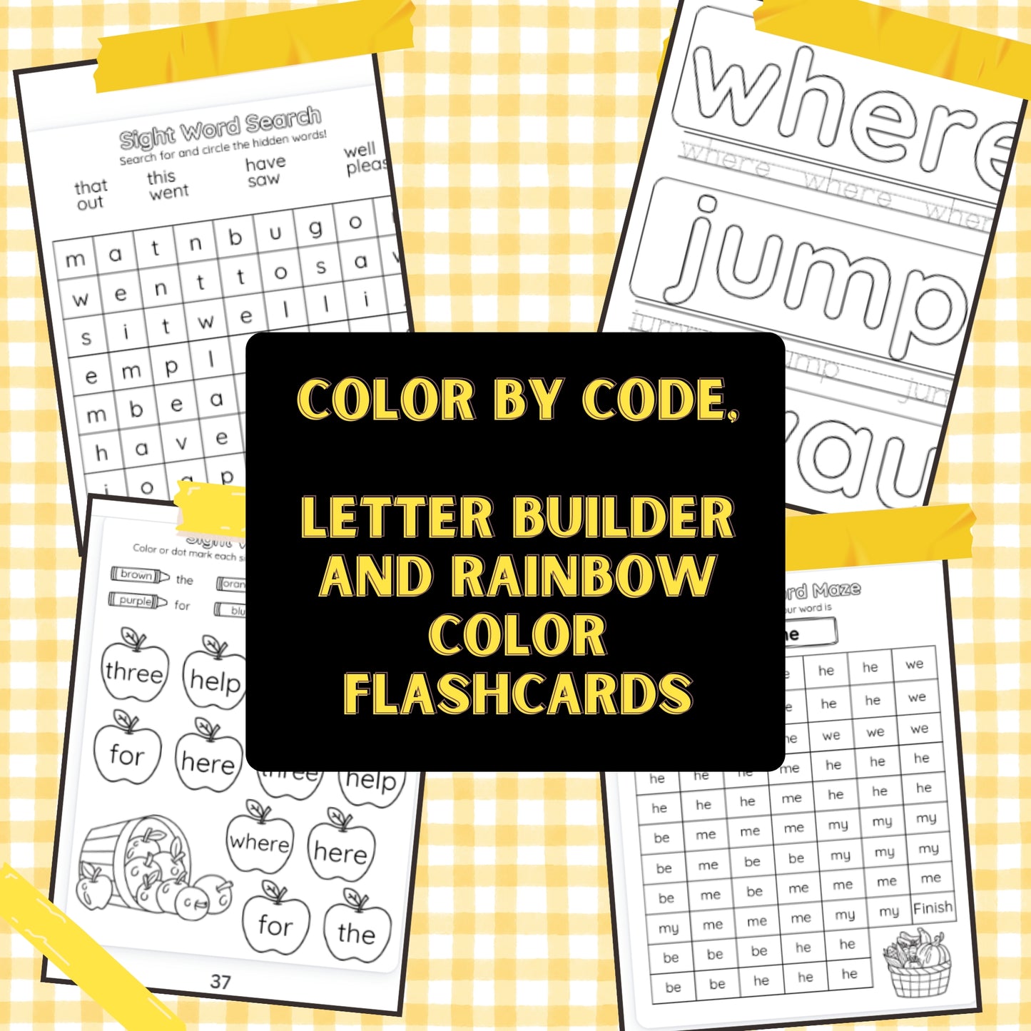 Dolch Sight Words Pre-Primer & Primer Bundle