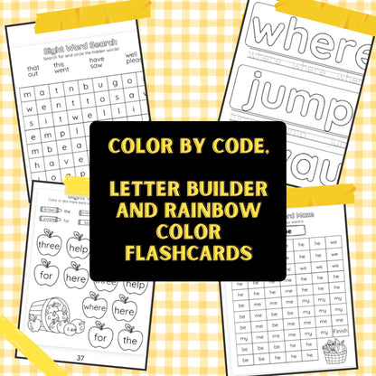 Dolch Sight Words Pre-Primer & Primer Bundle