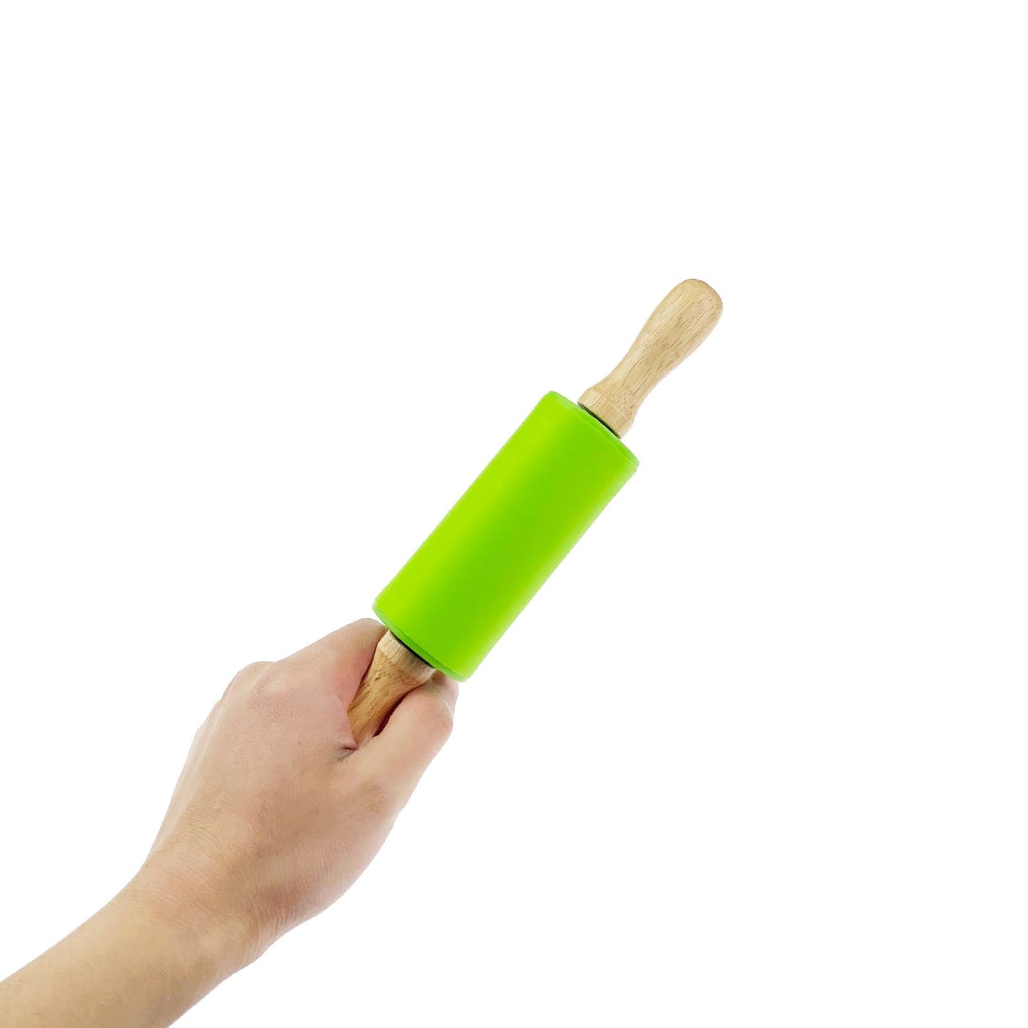 4 Pack Small 9 Inch Rolling Pins for Kids with Wooden Handles