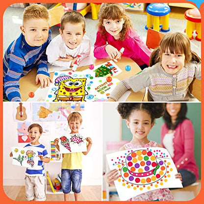 Dot Markers for Toddlers Kids Preschool, Washable, 8 Colors