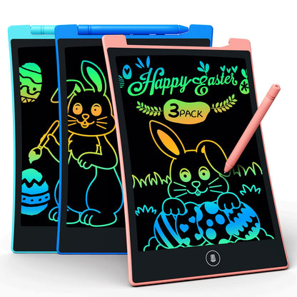 KOKODI Kids 3 Pack LCD Writing Tablet, Colorful Drawing Pads