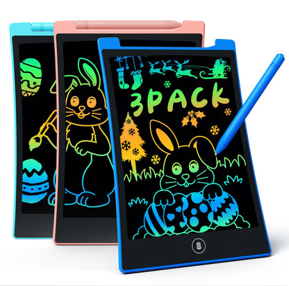 KOKODI Kids 3 Pack LCD Writing Tablet, Colorful Drawing Pads