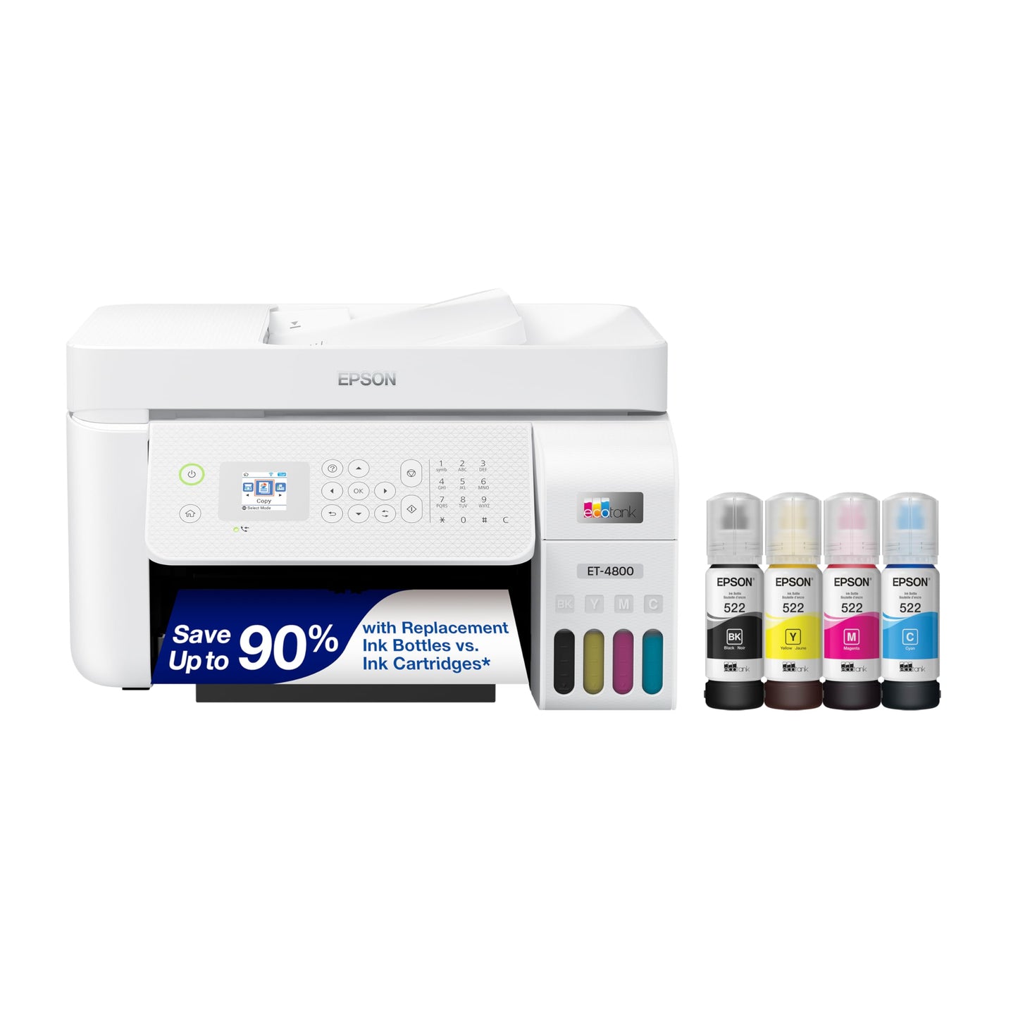 Epson EcoTank ET-2800 Wireless All-in-One Cartridge-Free Printer