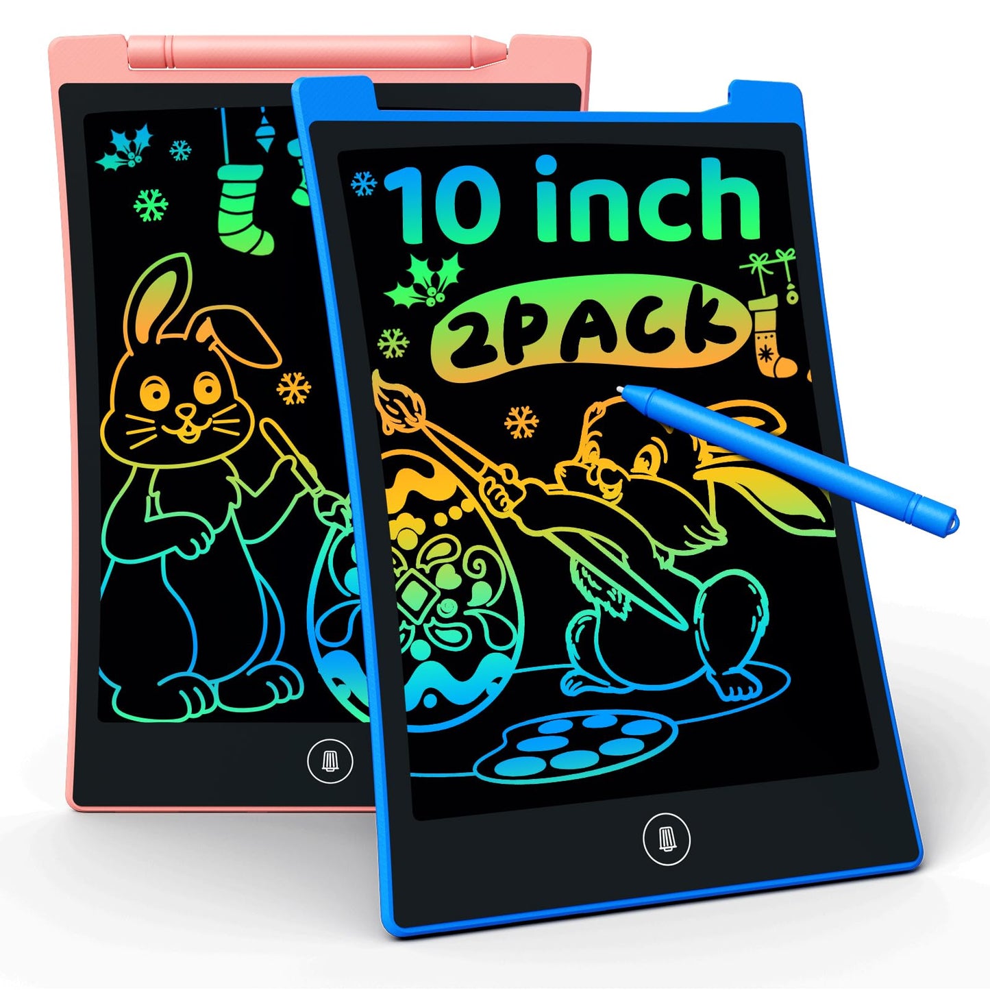 KOKODI Kids 3 Pack LCD Writing Tablet, Colorful Drawing Pads