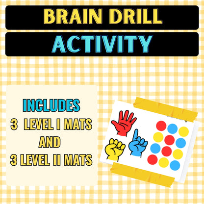Colors & Counting Brain Drill Activity