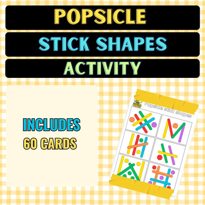 Popsicle Stick Shapes Activity