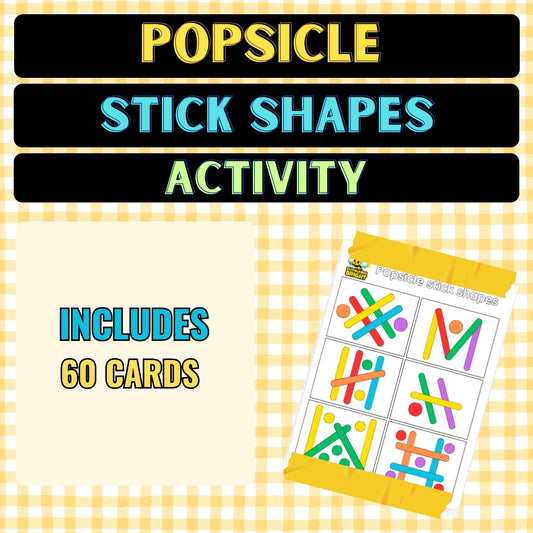 Popsicle Stick Shapes Activity