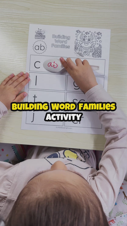 Building Word Families Worksheets