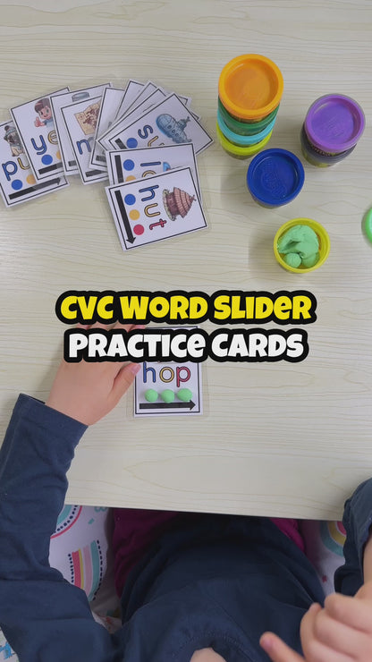 Decodable CVC Word Sliders and Segmentation