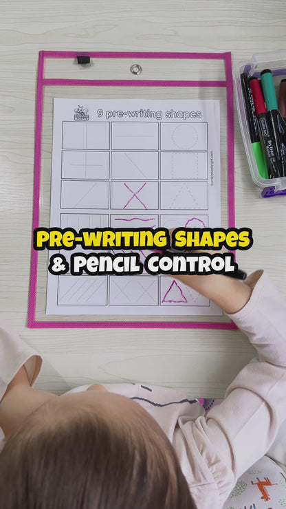 Pre-Writing Shapes & Pencil Control