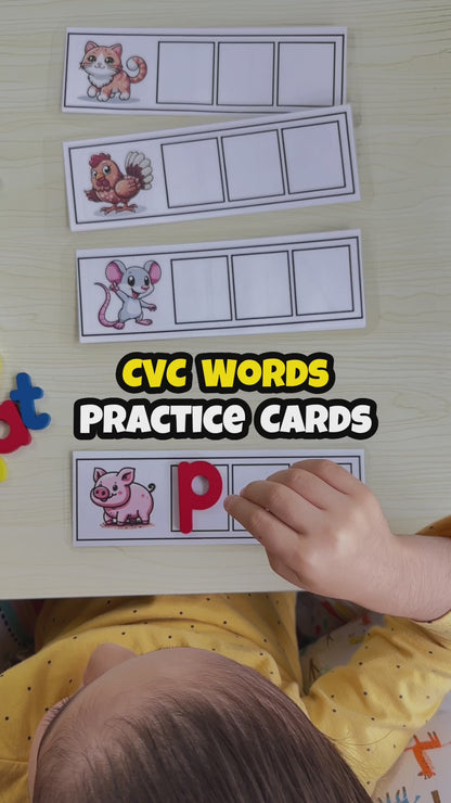 I Can Spell 108 CVC Words Cards