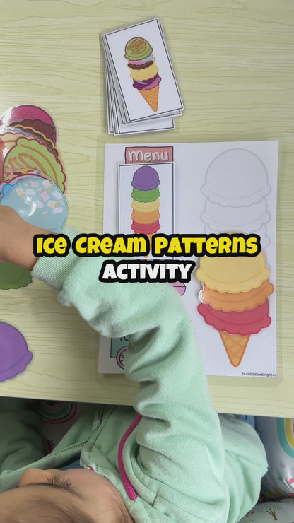 Ice Cream Patterns Activity